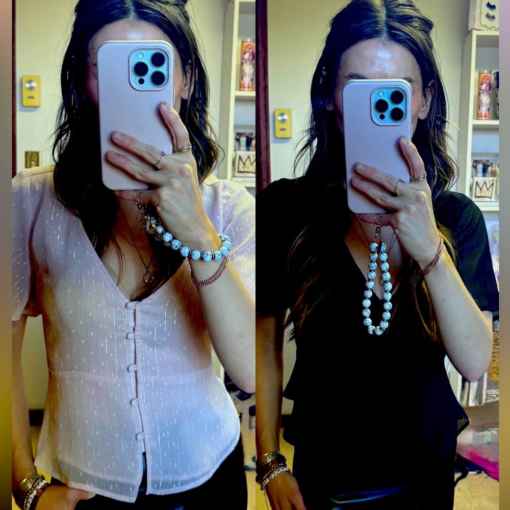 BUNDLE Express Button-Up Peplum Tops